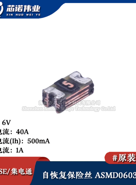 0603贴片自恢复保险丝/保险管 PTCC ASMD0603-050 500mA 6V