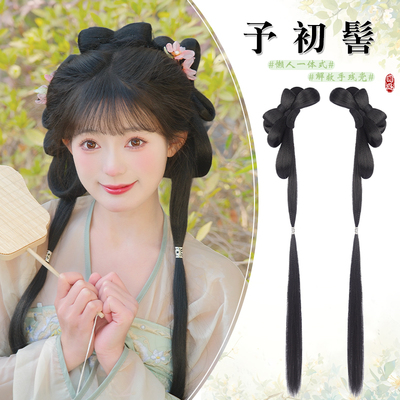 古装汉服假发包一体式两侧发髻盘发造型古风假发明制成品发包垫发