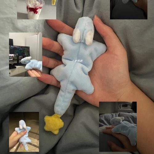 于是我也拥有了一只小梦龙玩偶