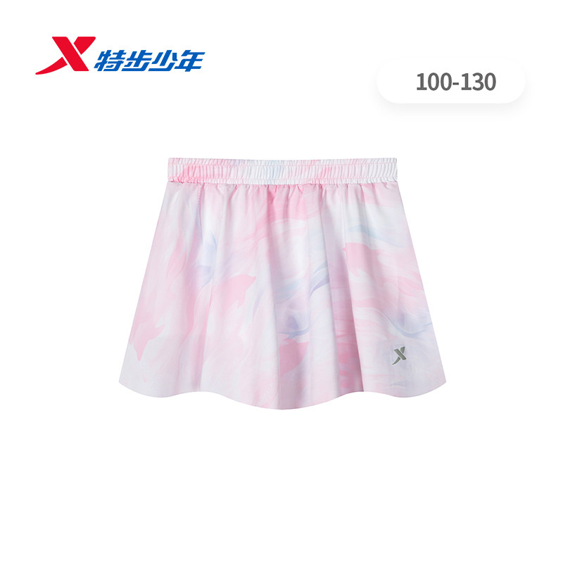 特步儿童女小童短裙2026夏