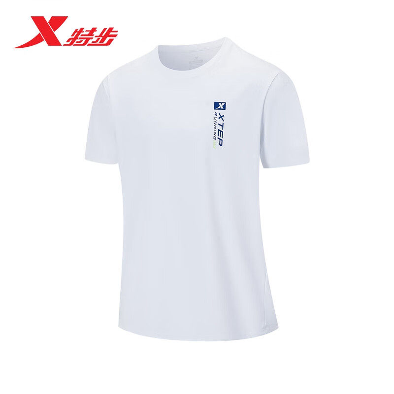 释冰科技特步短袖T恤男2024夏季新款运动冰丝透气976229010300