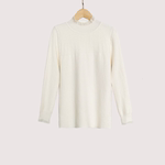 大洪官方严选店百搭伴侣秋冬时尚套头木耳边半高领毛针织衫打底衫