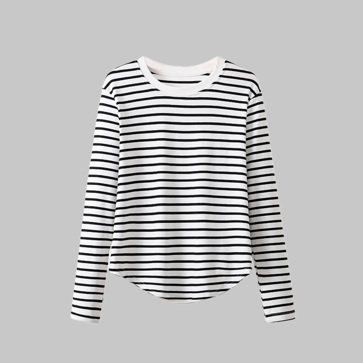 大洪官方严选店阑珊倚梦T恤条纹