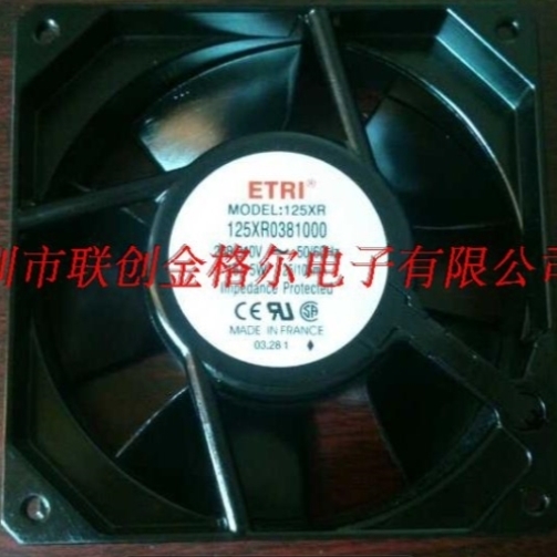 125XR0381000 208-240V正品法国牌120*120*38 耐高温进口风扇
