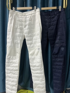 品牌高尔夫服装 百搭LOGO纯色推荐 男士 保暖夹棉长裤 秋冬新品 29j65