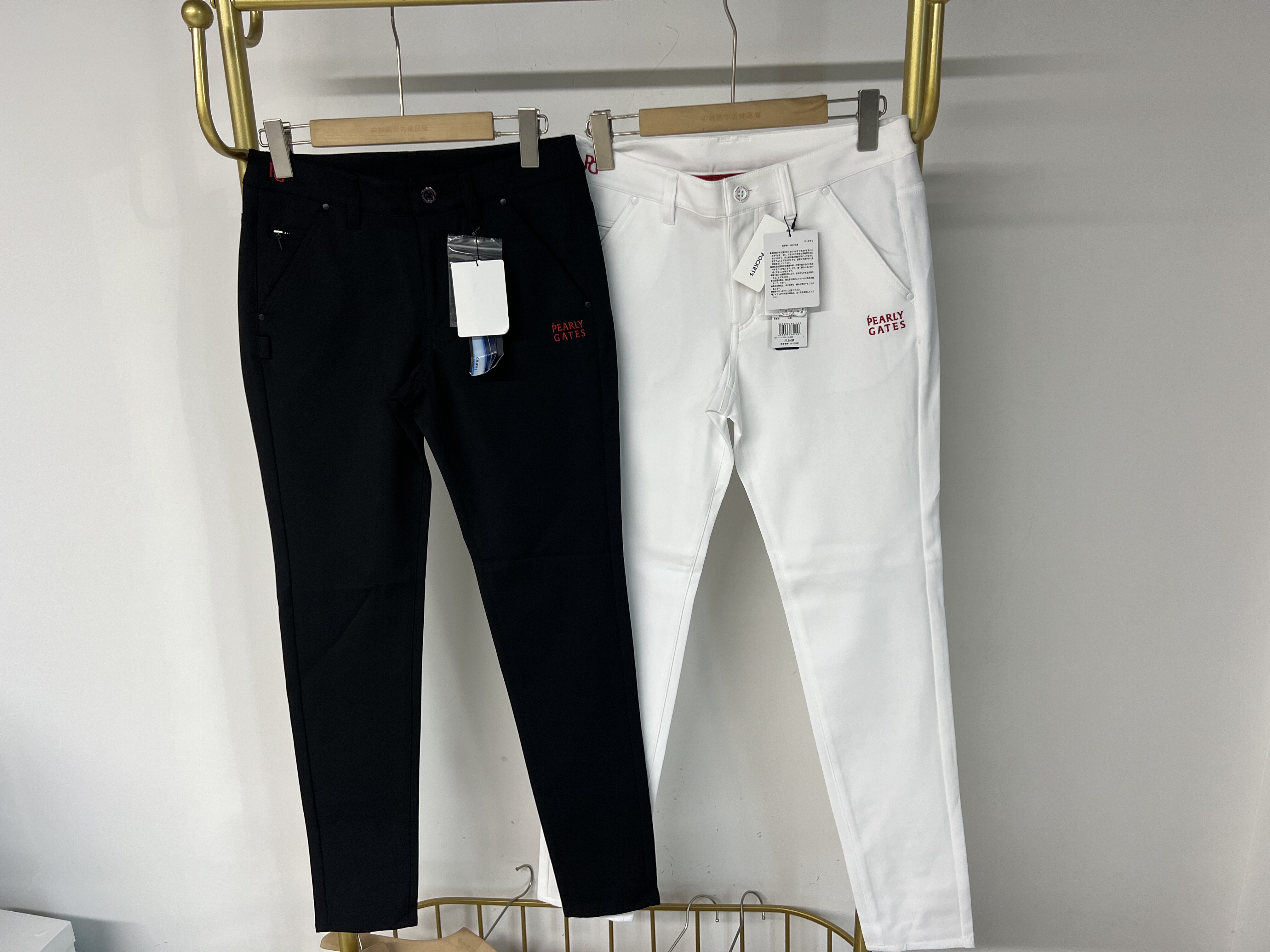 8D76 日本专柜正品高尔夫男女装春秋季长裤弹力修身golf服装裤子