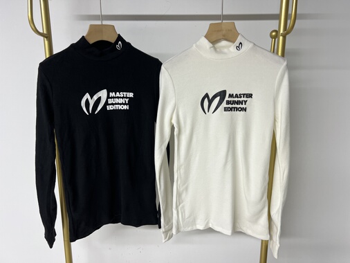 22104 出口余日单高尔夫服装男女款双耳磨毛秋冬保暖打底衫套头衫