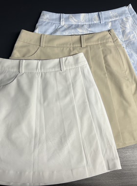 44J27 韩单女士高尔夫裙夏季新款百搭运动修身短裙防走光打底