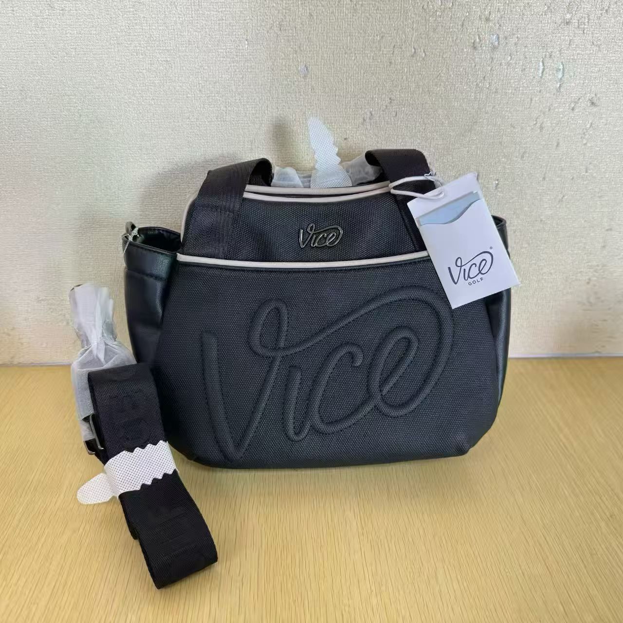 15/16韩国代购vice高尔夫球包春夏女标志百搭收纳单肩斜挎手提包