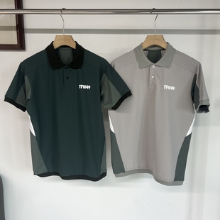22154 日单潮牌高尔夫男士夏季新品翻领短袖polo拼接速干弹力 49