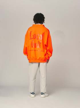 23208 日本潮牌golf高尔夫男士秋冬新款加绒保暖防风半拉链卫衣