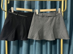 29k01 弹力速干灰色显瘦气质百搭 高尔夫球女士喇叭短裙春秋新品