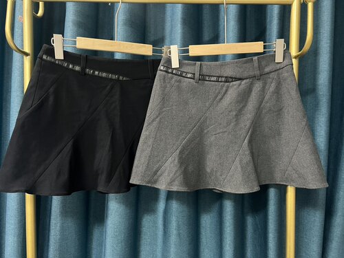 29k01   高尔夫球女士喇叭短裙春秋新品弹力速干灰色显瘦气质百搭