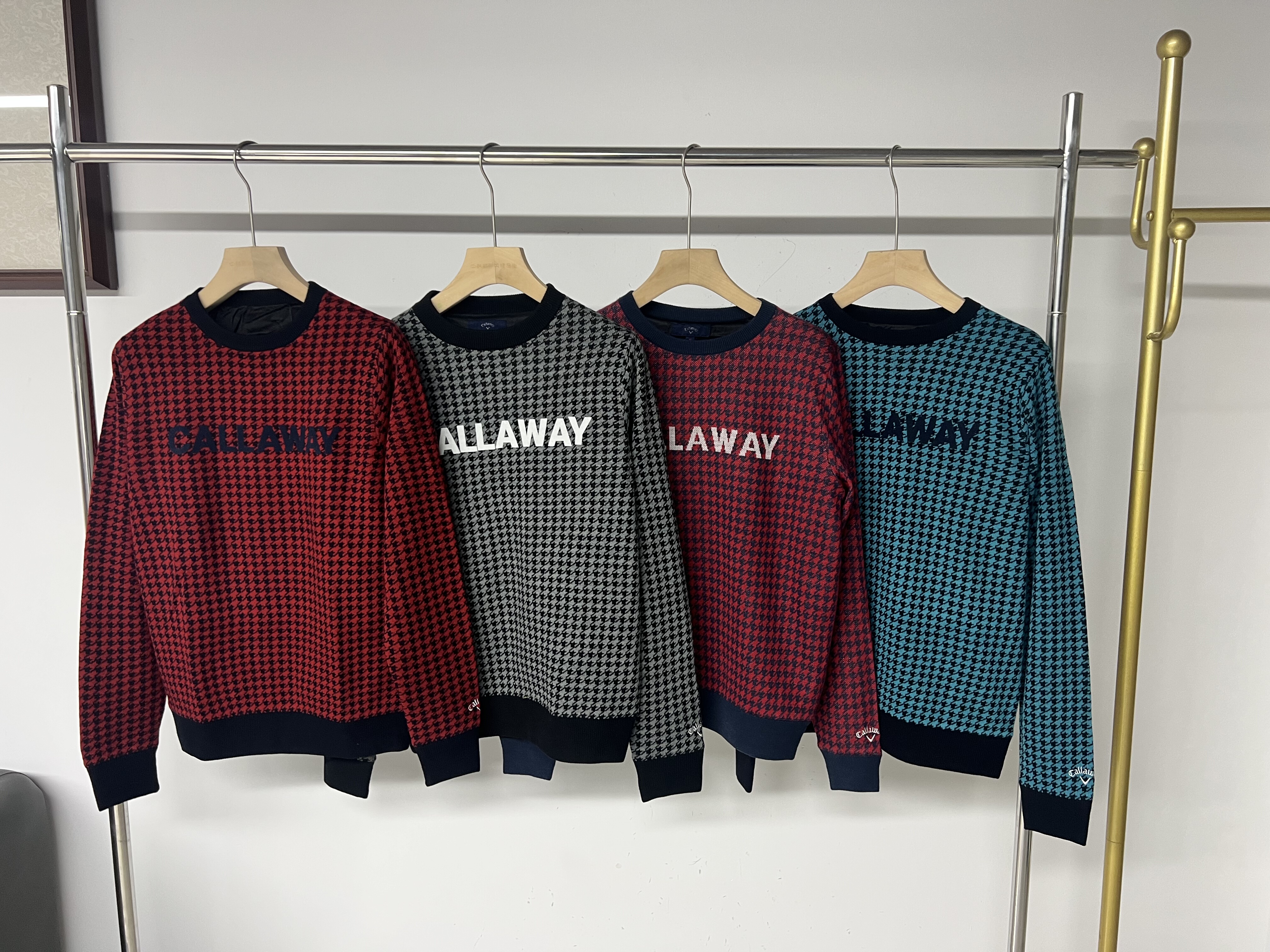 40C15 日单男女同款高尔夫球服圆领双层防风针织衫毛衣秋冬新品,运动/瑜伽/健身/球迷用品,高尔夫上装,淘宝优惠券,粉丝福利购,淘宝优惠卷