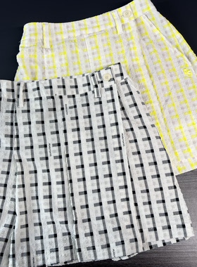22166 原单高尔夫女士服装夏季新品速干泡泡纱百搭短裙无打底裤
