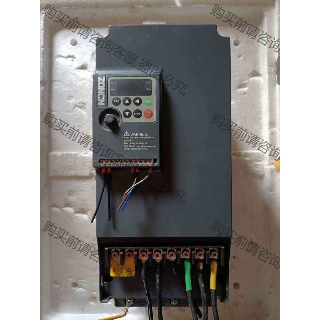 功能正常议价 众辰变频器，NZ200T一15GY一4一台，二手拆机物品成