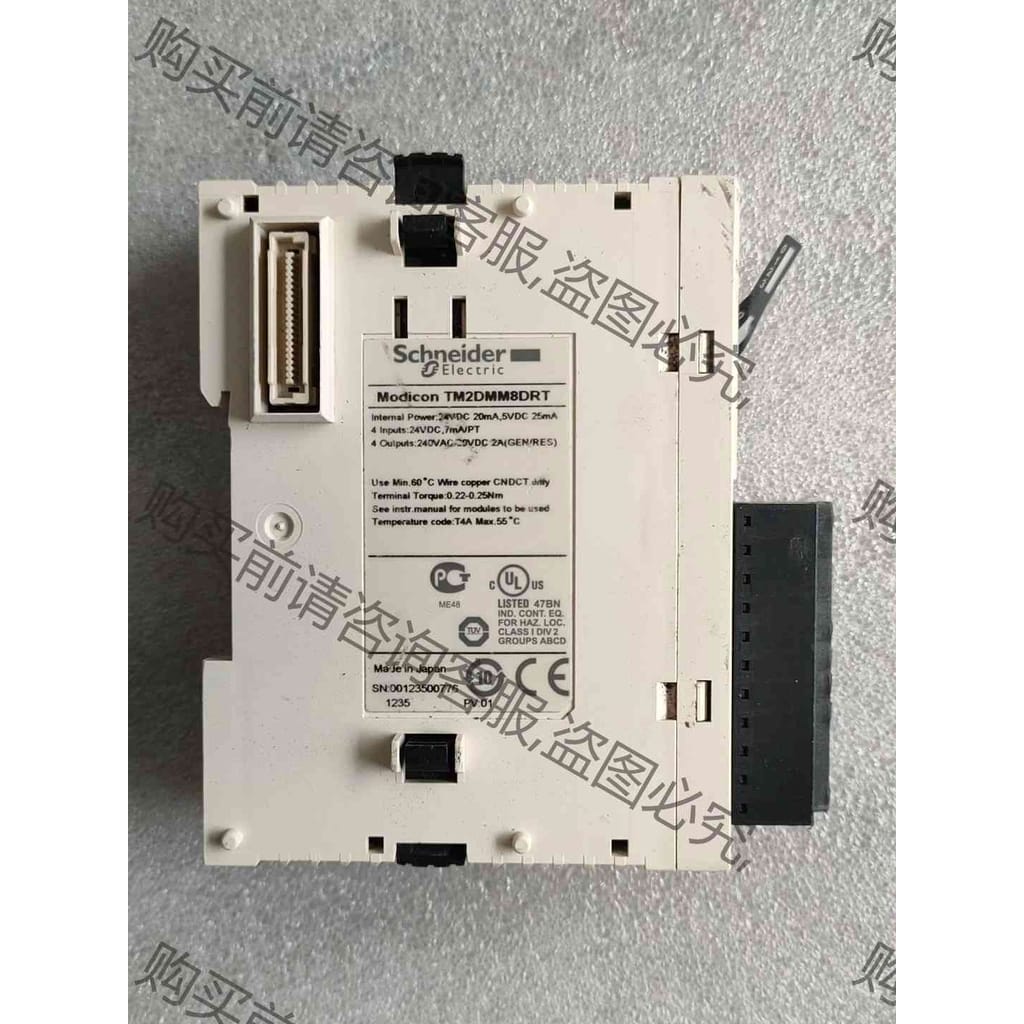 功能正常议价 TM2DMM8DRT施耐de原装PLC，拆机实物图，当配件出，
