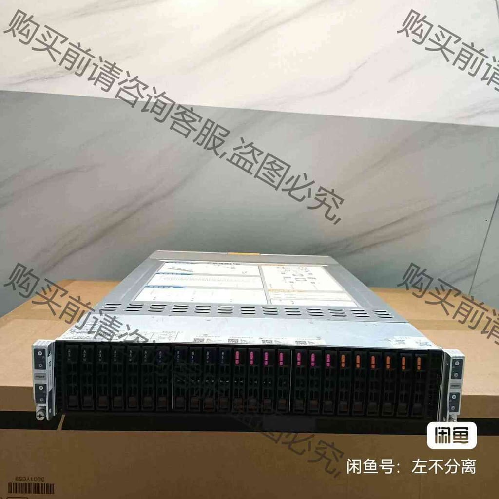 功能正常议价 超微SA5248L四节点服务器 2.5寸24盘 每个节