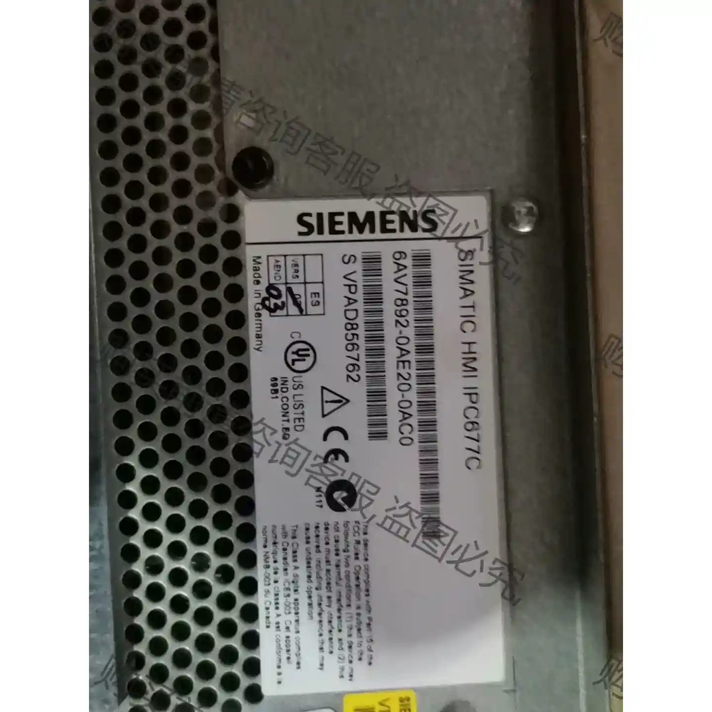 SIEMENS IPC677C，6AV7892-0AE20- 先议价 拆机货包好