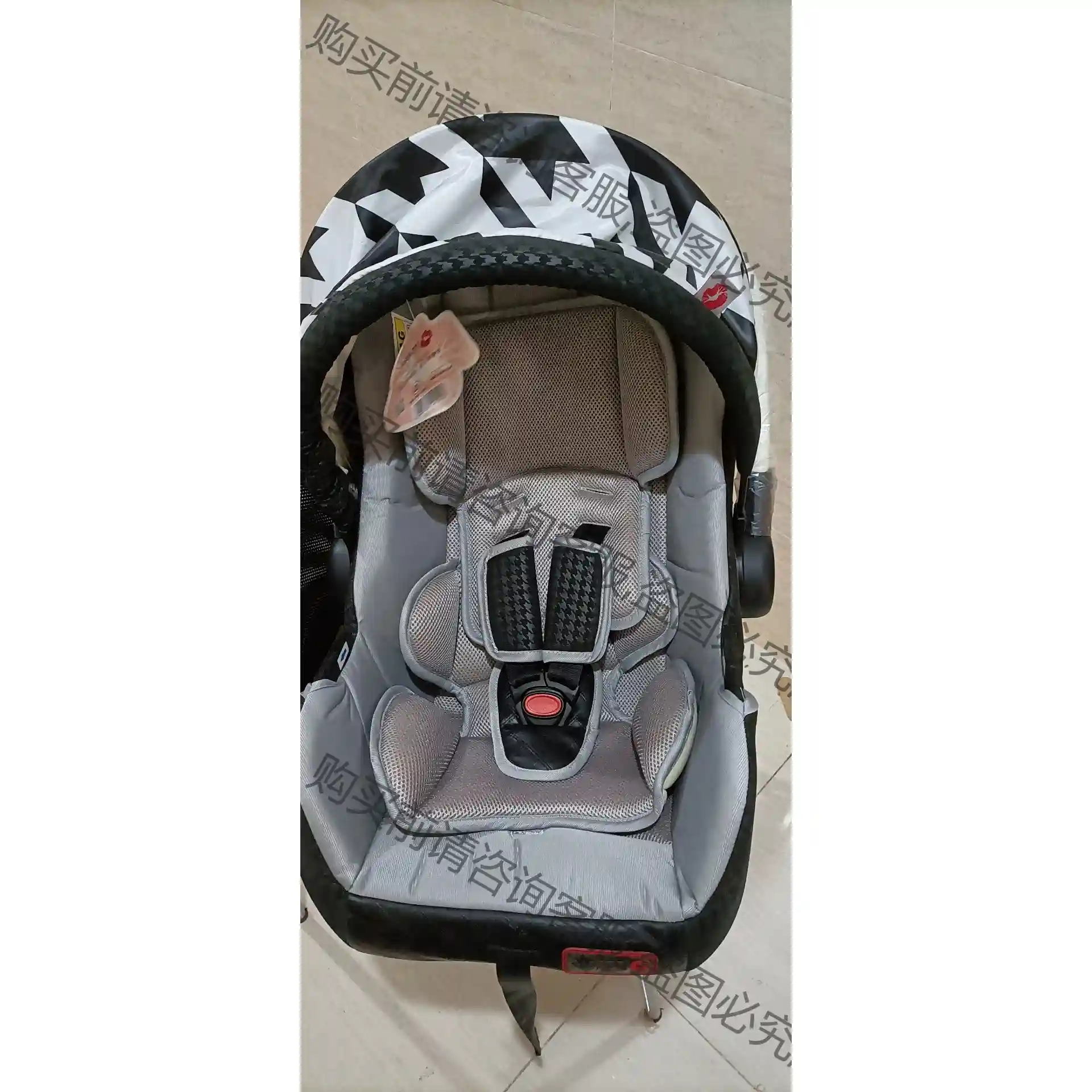 帕琦BACIUZZI婴儿提篮一个，兼容推车接口，特价尾货清货 先议价