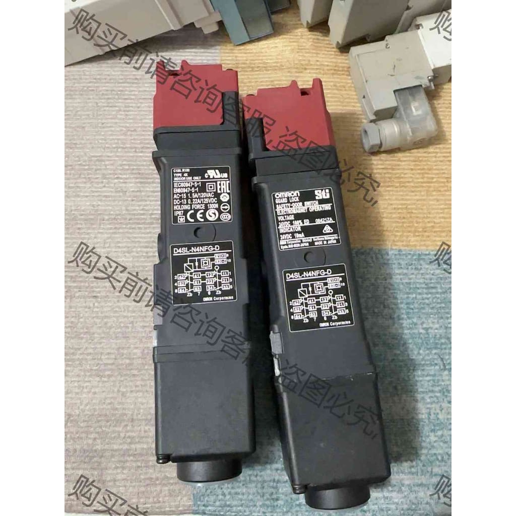 功能正常议价 OmRON安全门锁开关D4SL-N4NFG-D全新没有包装原
