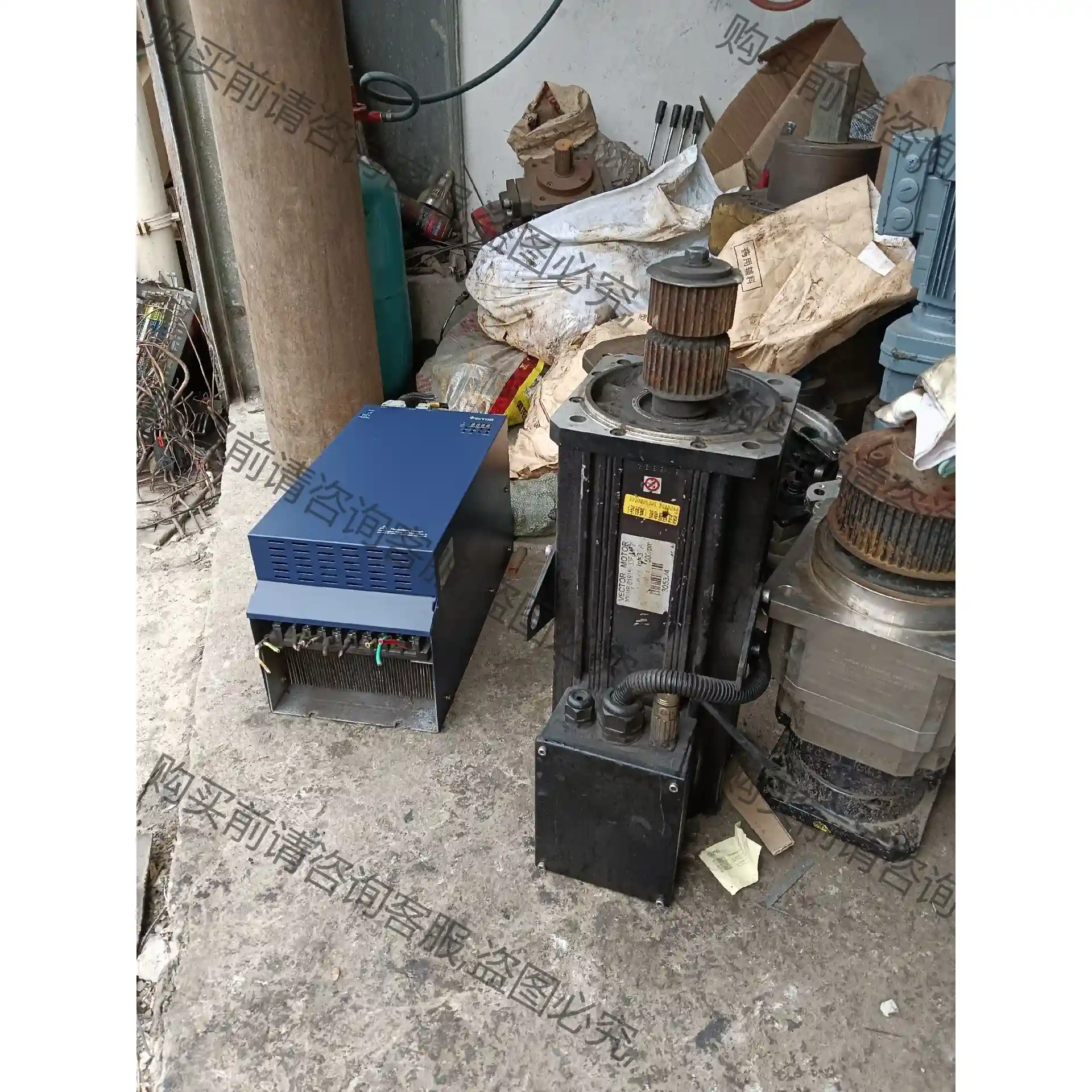 ECTOR科威达伺服套装，大功率19.5kW。成色漂亮，电机 先议价 拆