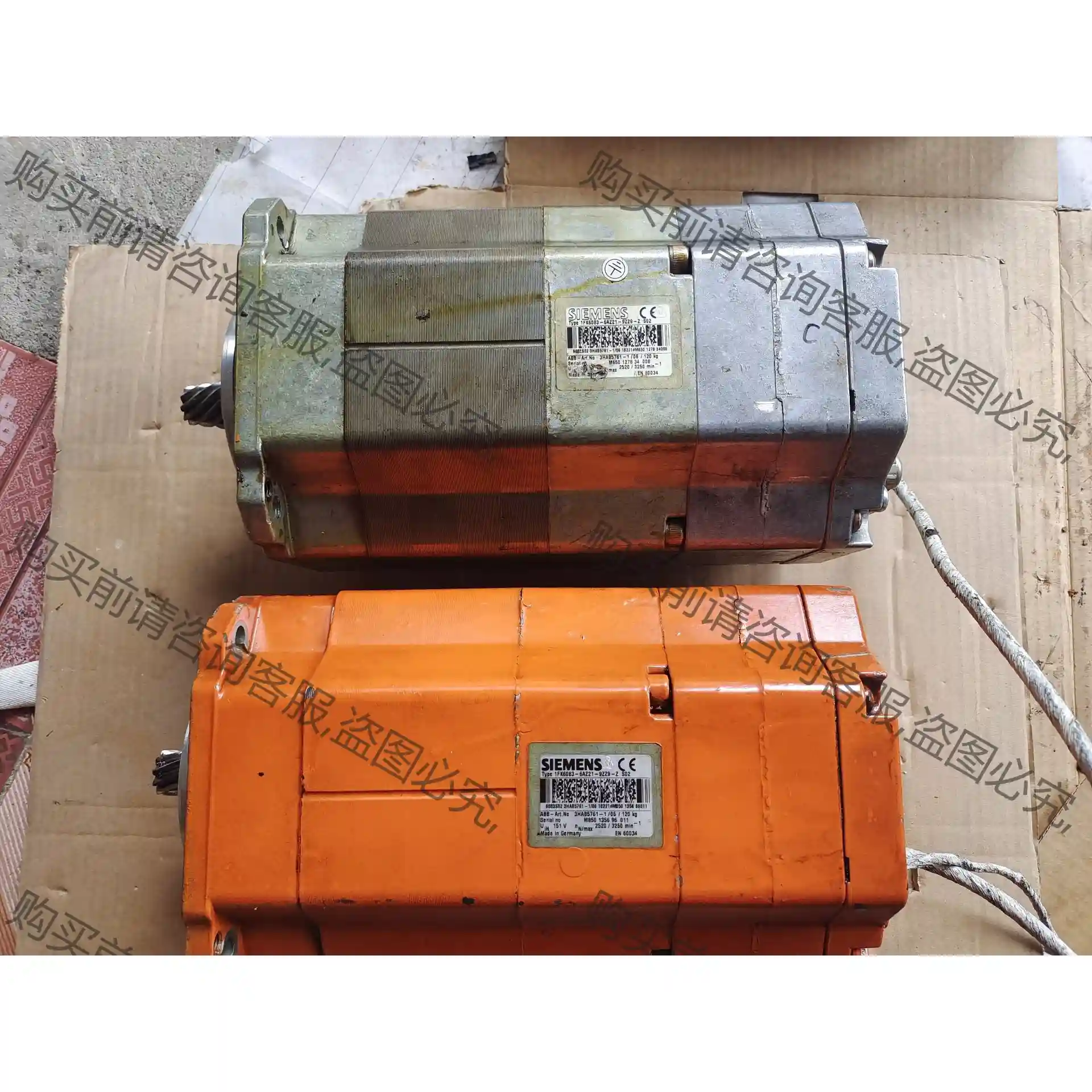 1FK6083-6AZ21-9ZZ9 S02 3HAB5 先议价 拆机货包好