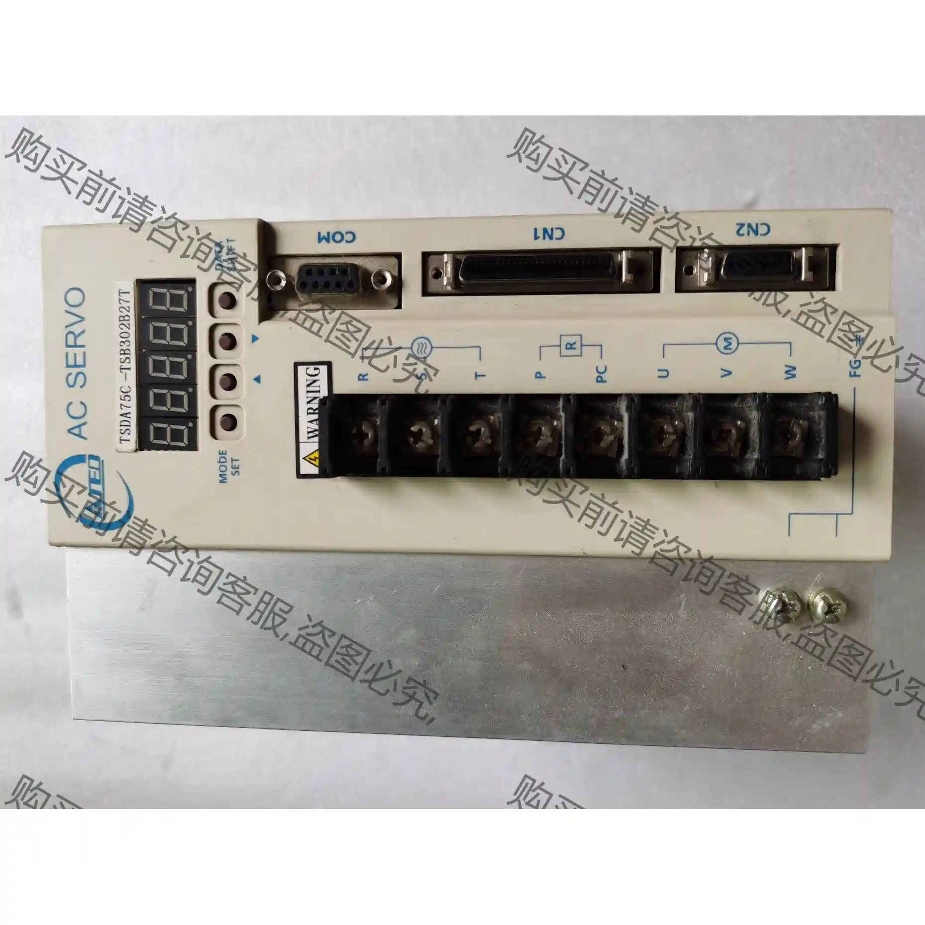 东元驱动器tsda75c tsda-75c实物如图上电有显示 先议价 拆机货包