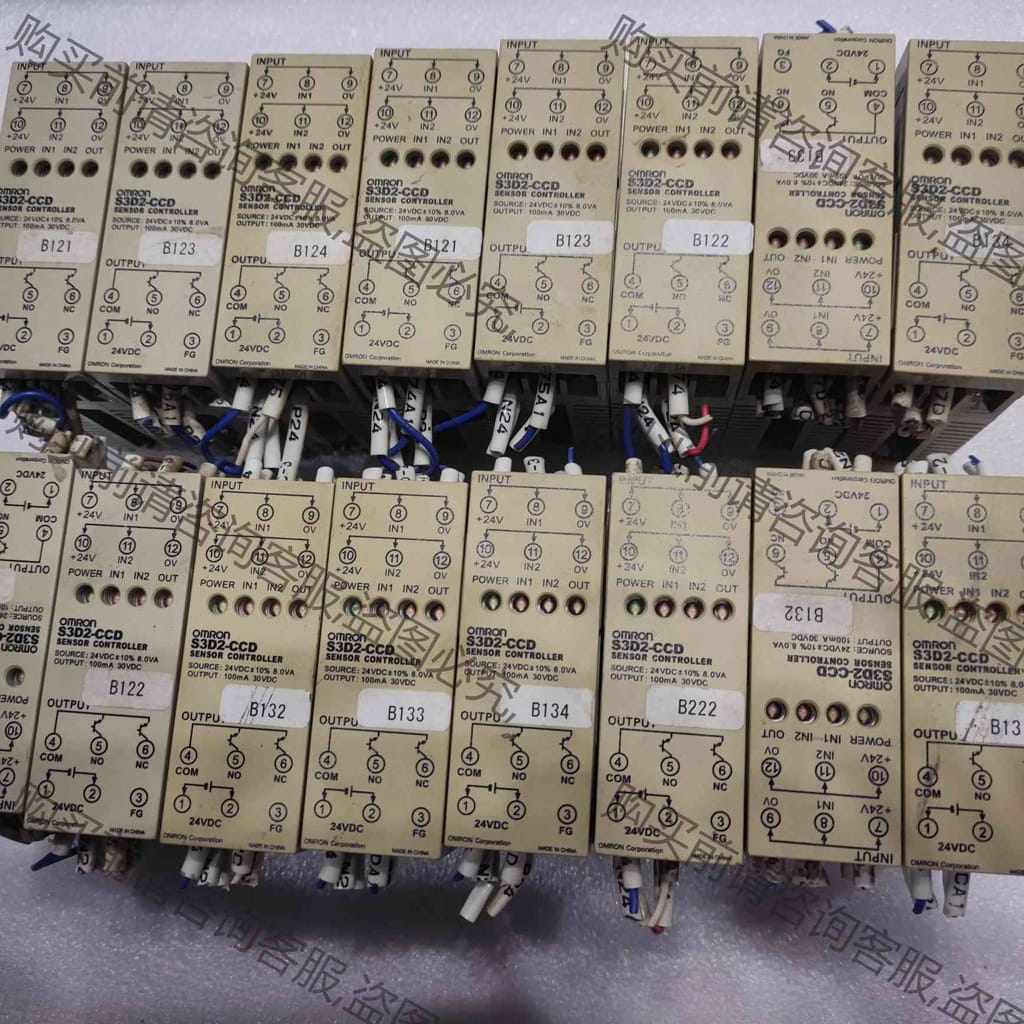 功能正常议价 欧姆long S3D2-CCD 传感器控制器 ，二手拆机成色外