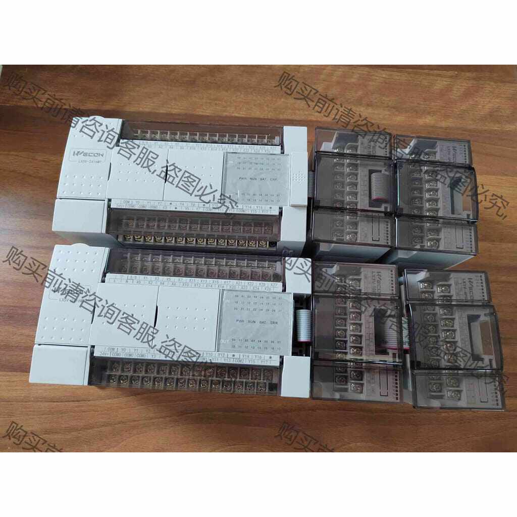 功能正常议价 维控PLC：LX5V-2416MT-A（主机），LX3V-1