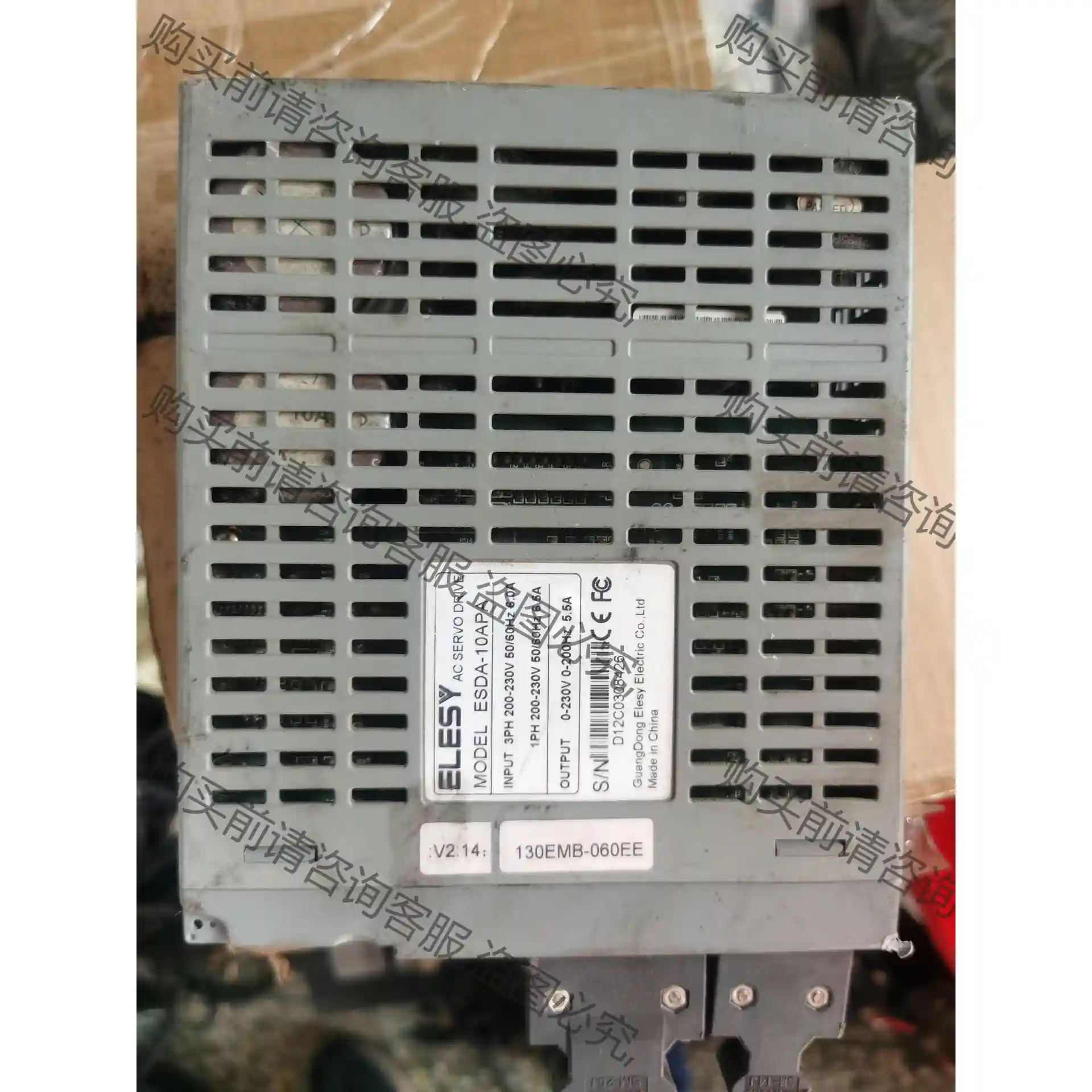ELESY伊莱斯伺服器驱动器750瓦ESDA05APA驱动器 先议价 拆机货包