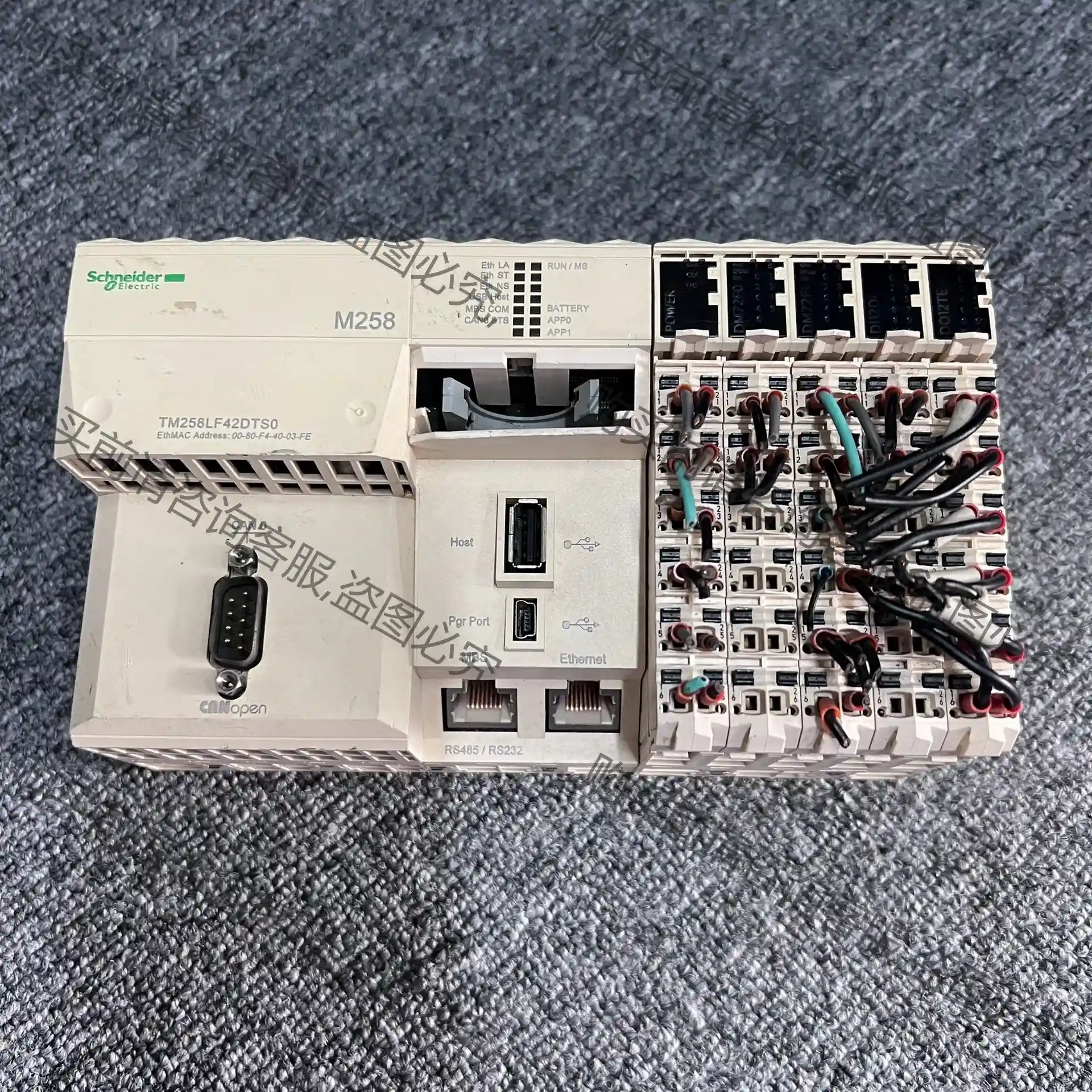 停产施耐deM258模块TM258LF42DTS0可编程控制器 先议价 拆机货包