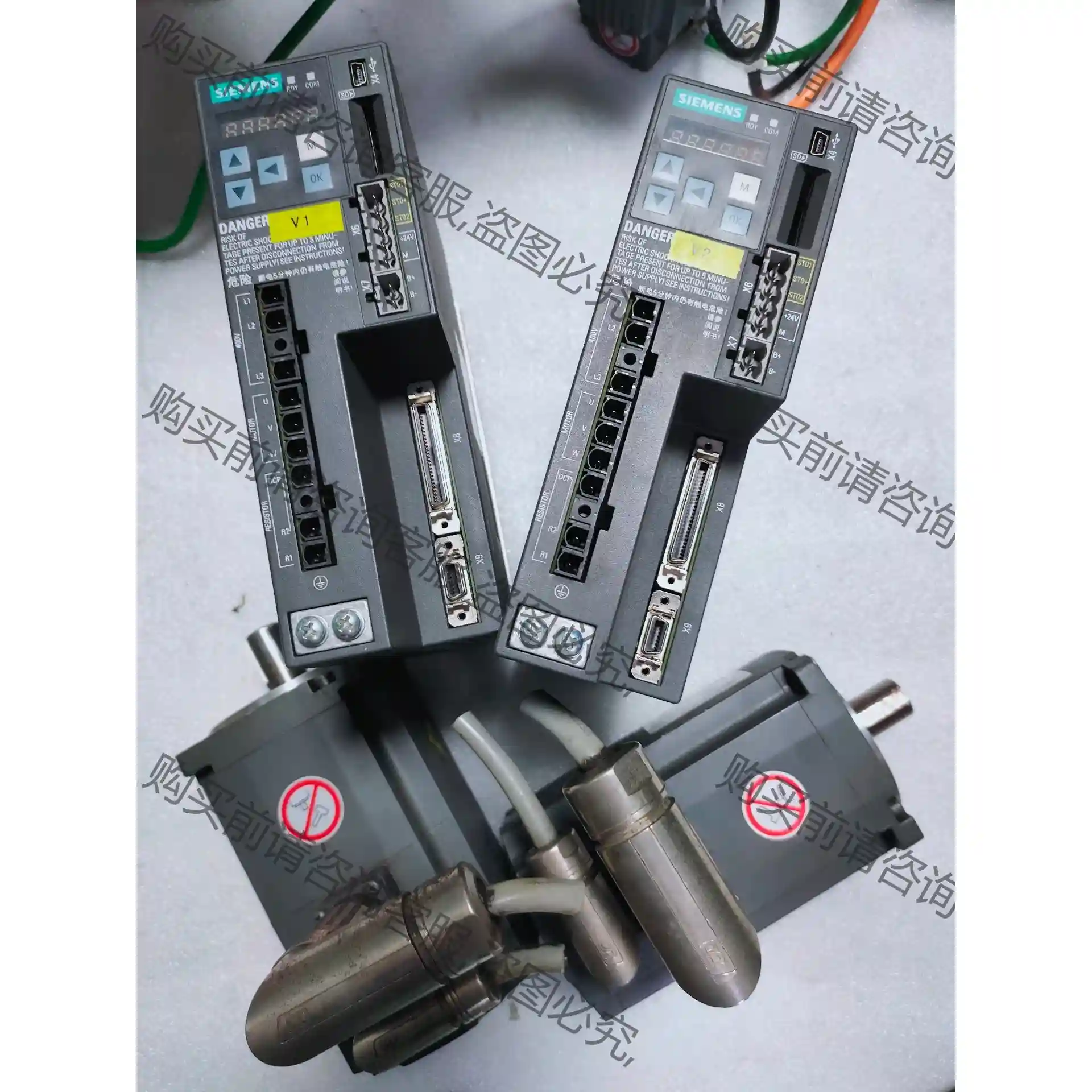 西门zi400W伺服套装6SL3210-5FE10-4UA0/ 先议价 拆机货包好