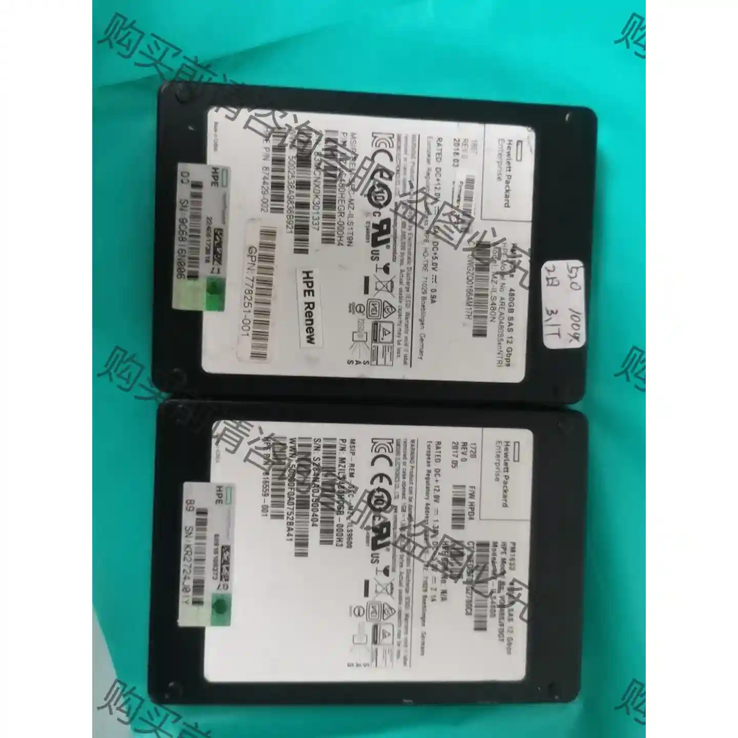 hpe PM1633A 480G SSD 固态硬盘 服务器硬 先议价 拆机货包好