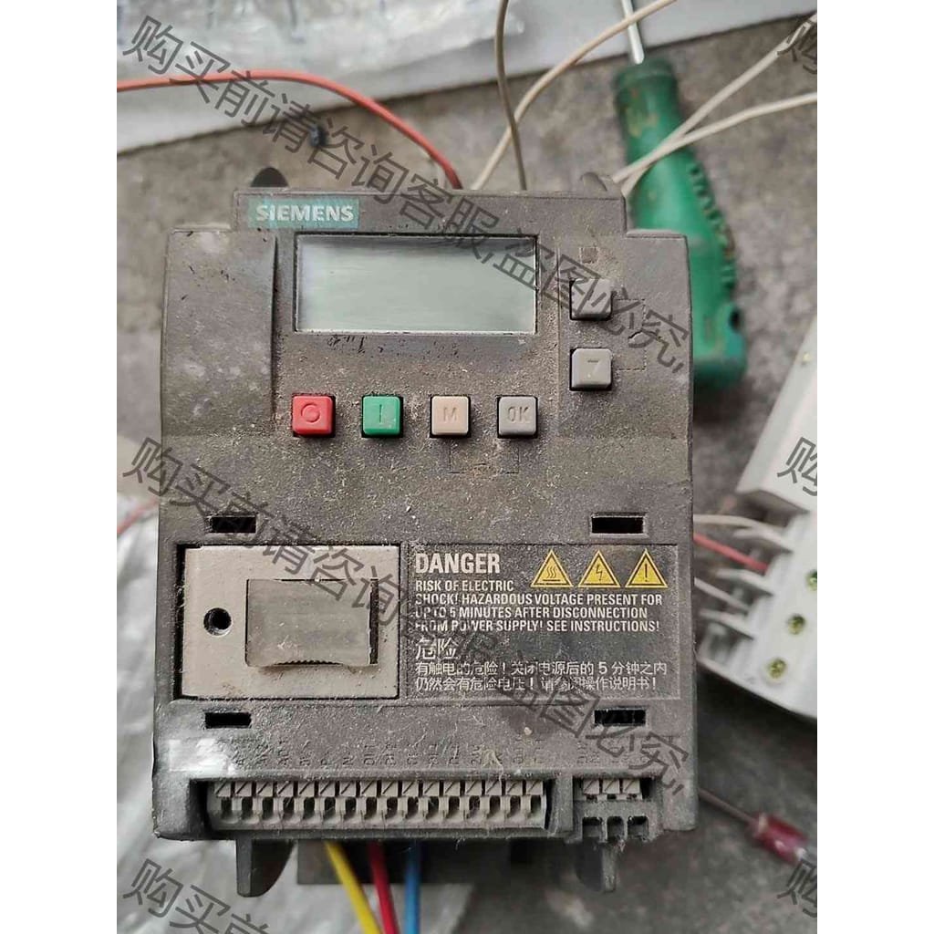 功能正常议价 西门ziV20变频器2.2kw 6SL3210-5BE22-2