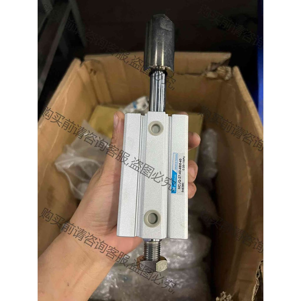 功能正常议价 全新明纬SDAJ薄型气缸气动可调行程MCJQ-27-40-4
