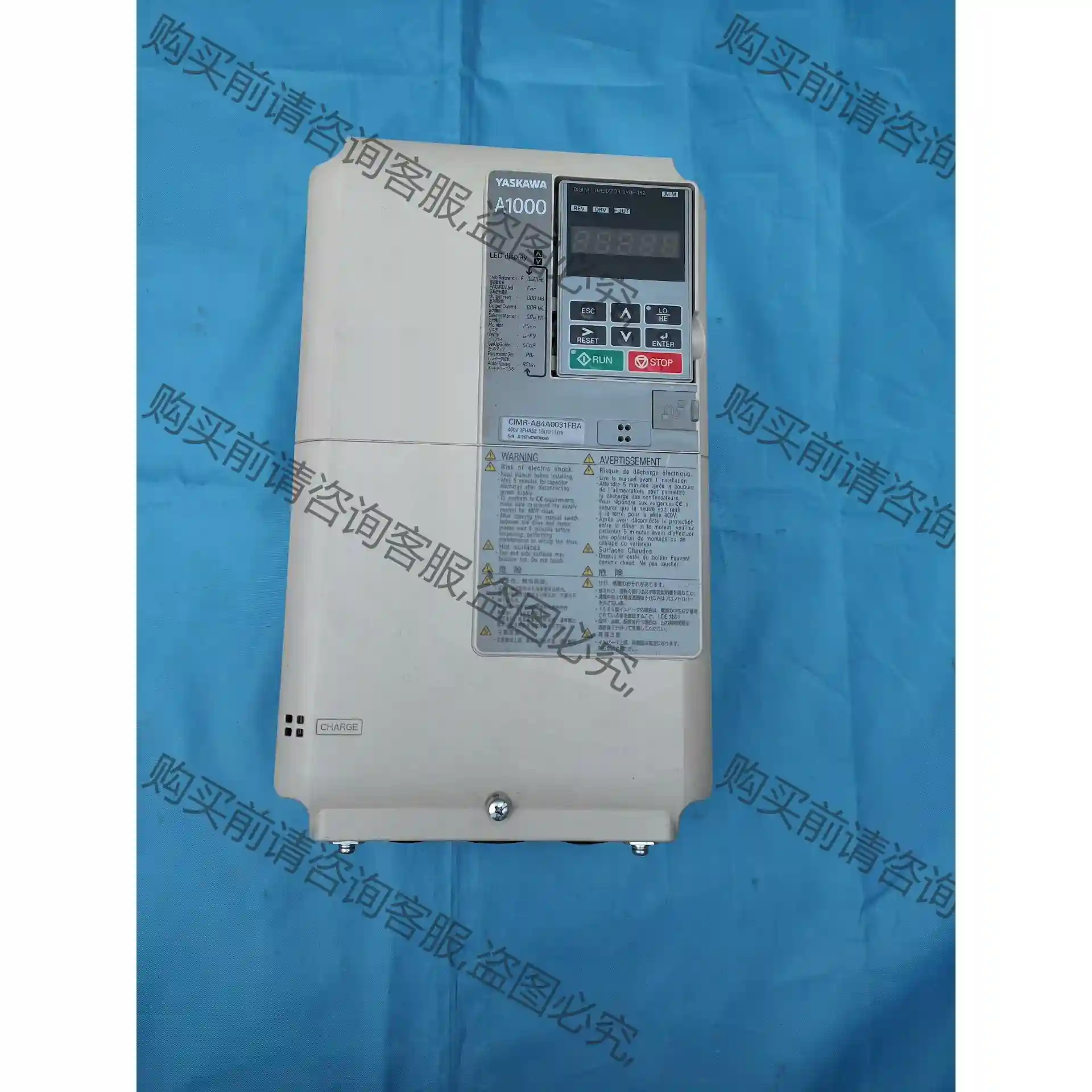 CIMR-AB4A0031FBA几乎全新安川变频器A1000 先议价 拆机货包好