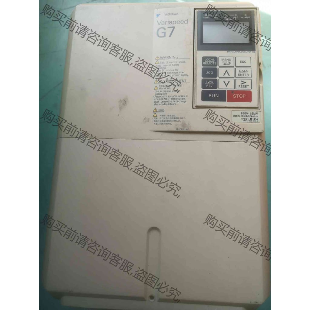 功能正常议价 安川变频器拆机 CMR-G7B4015