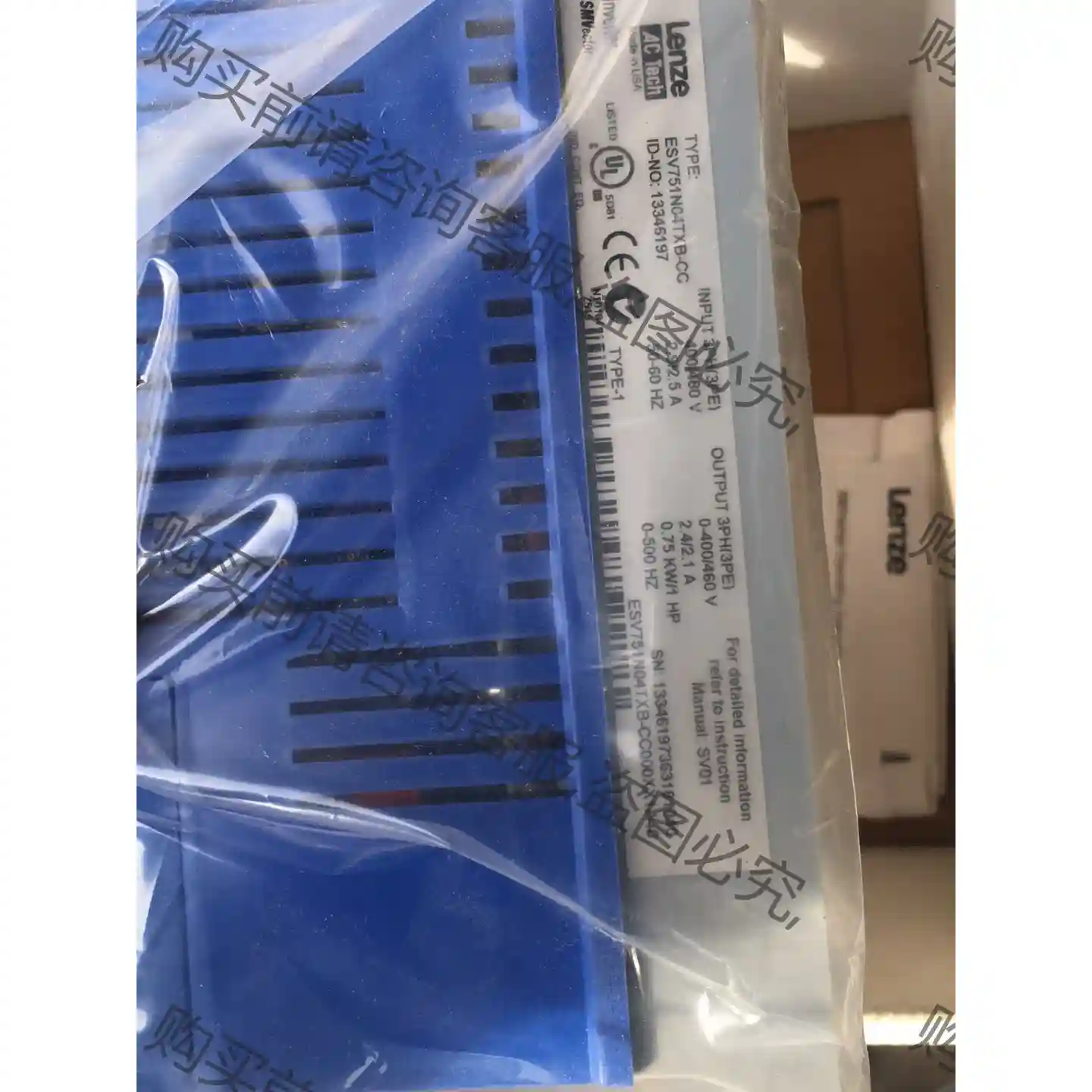 伦ci LENZE 变频器 ，ESV751N04TXB-CC 先议价 拆机货包好