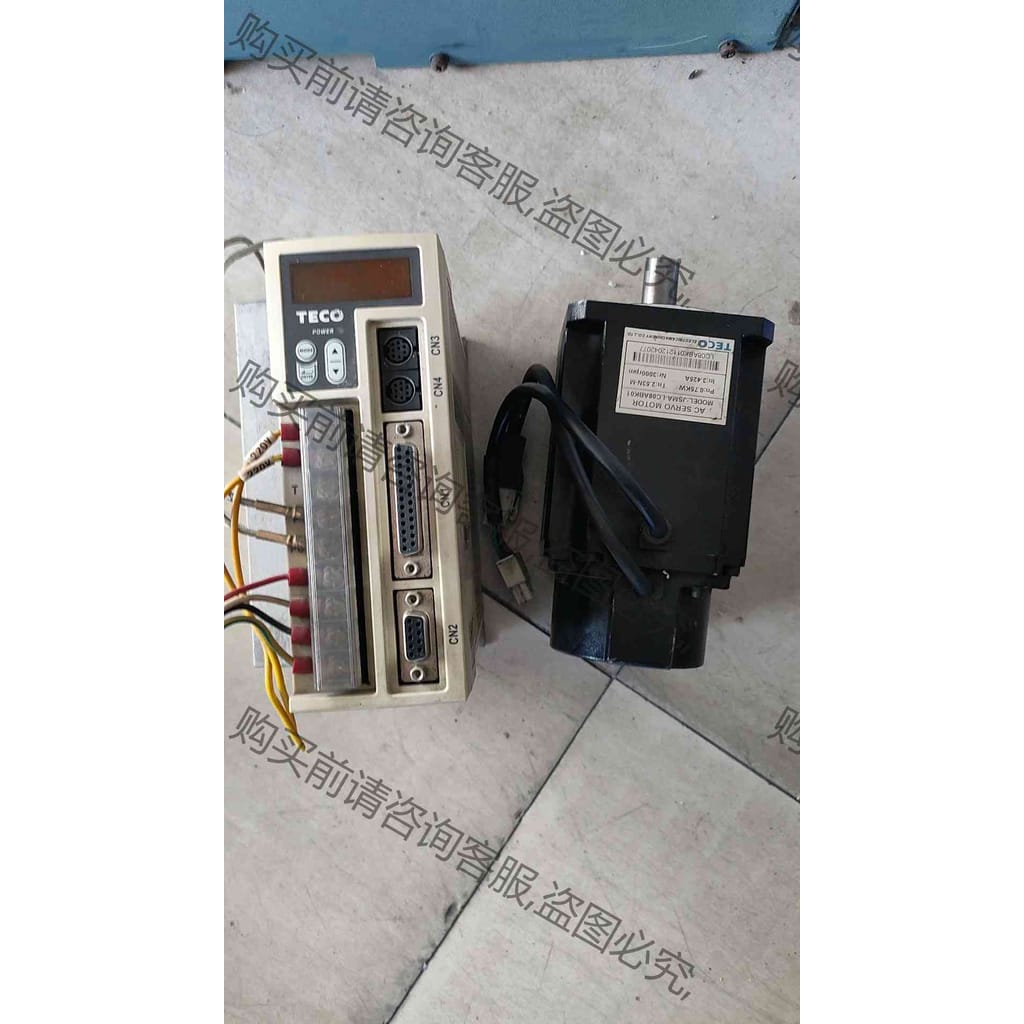 功能正常议价 东元JSDEP-20A驱动器，?电机一套，功能完好，剪线