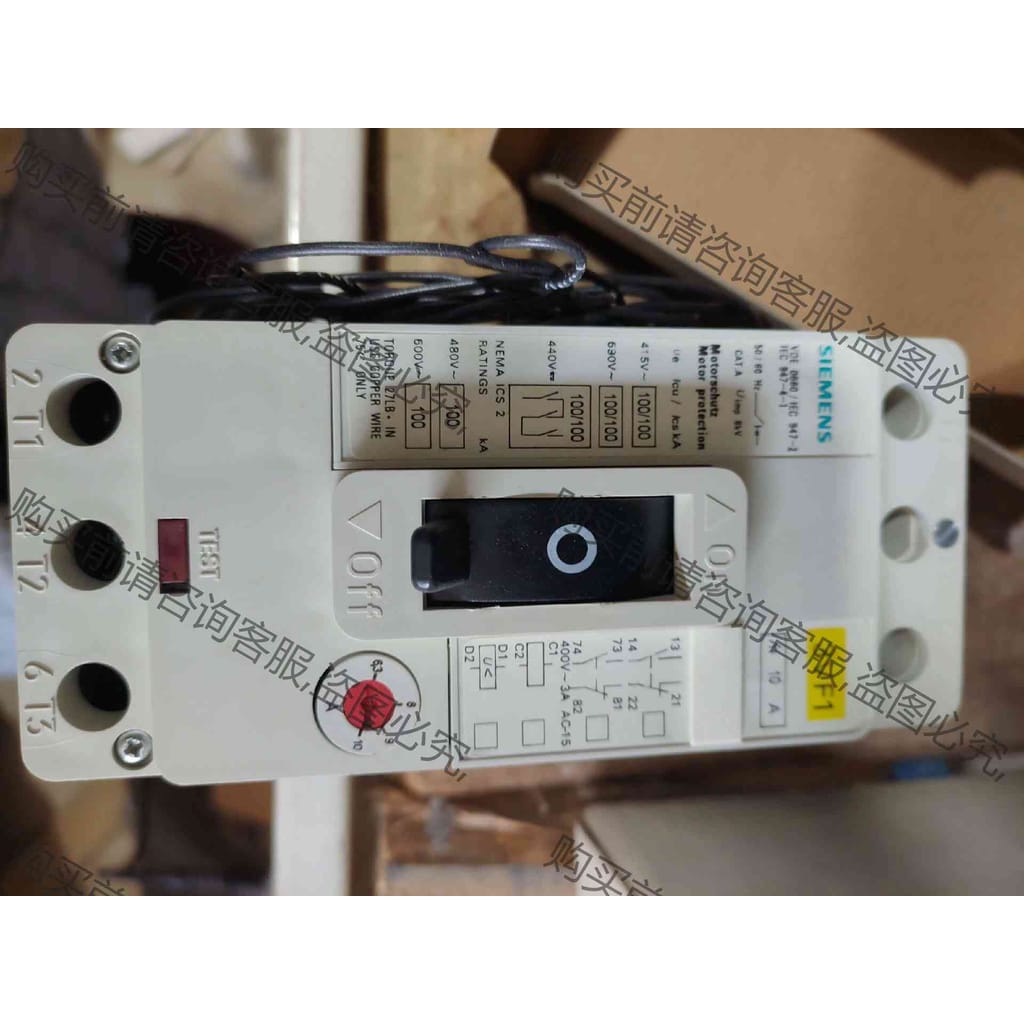 功能正常议价 西门zi3VF1431-1DB11-0AB3断路器一台，图片为