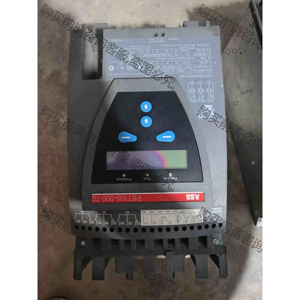功能正常议价 AB软起动器 PST105-600-70 实物拍摄现货包好