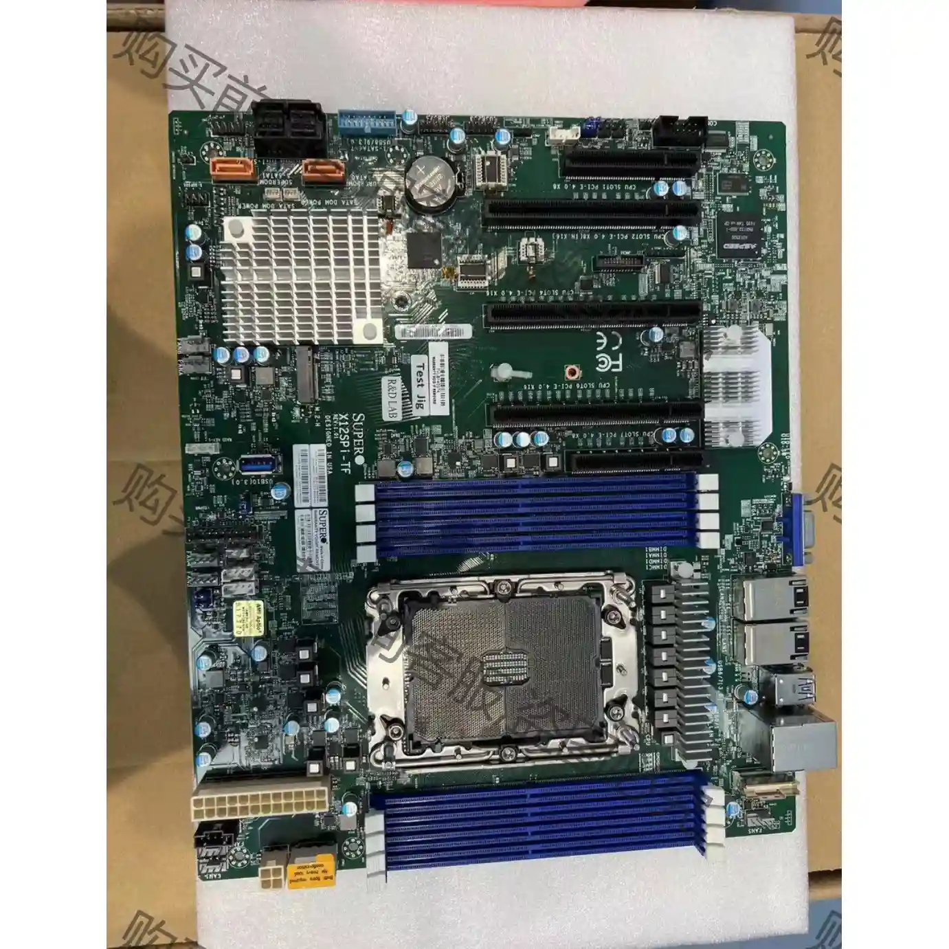 超微X12SPI-TF单路LGA4189针服务器主板C621先议价拆机货包好
