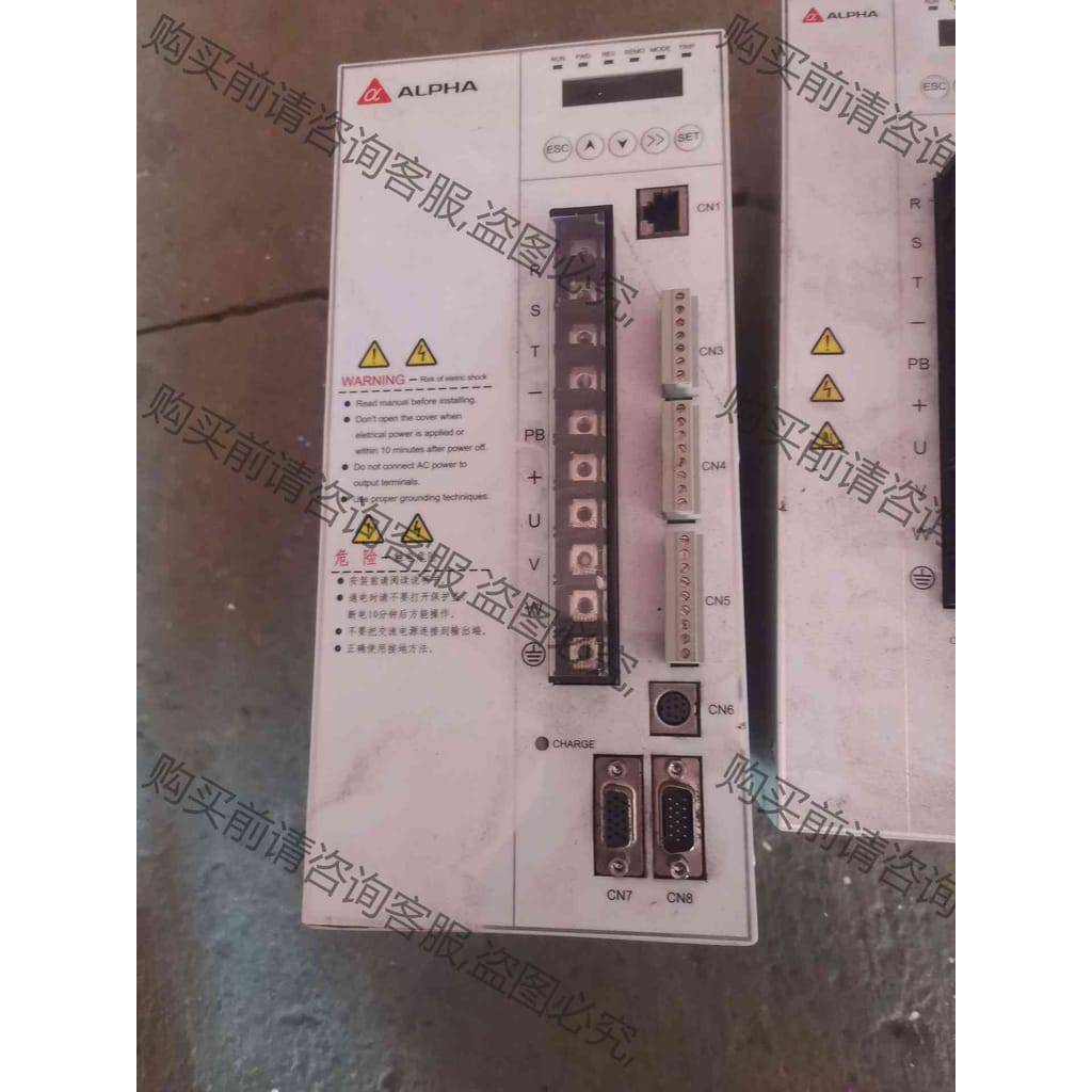 功能正常议价 拆机阿尔法伺服驱动器两台，型号AS600M-004T3E-S