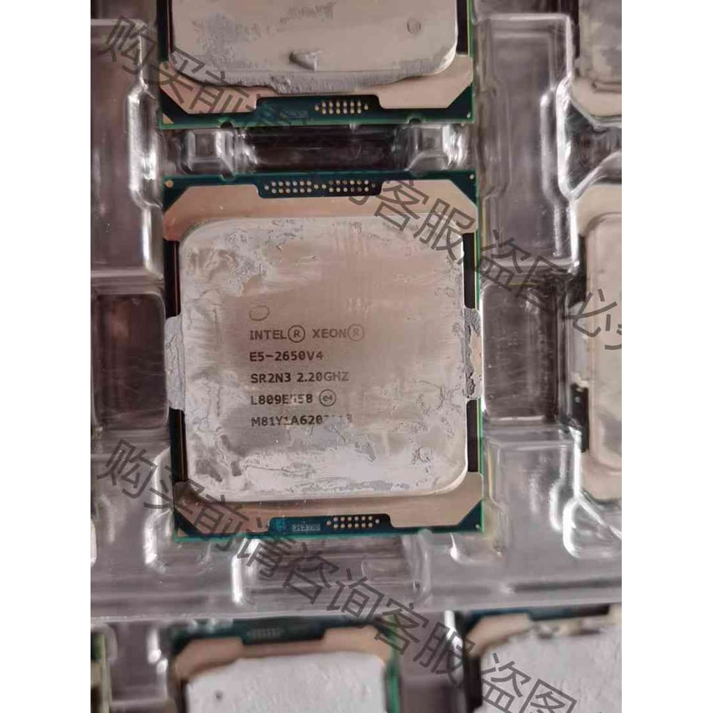 功能正常议价 intel至强E5-2650V4 CPU