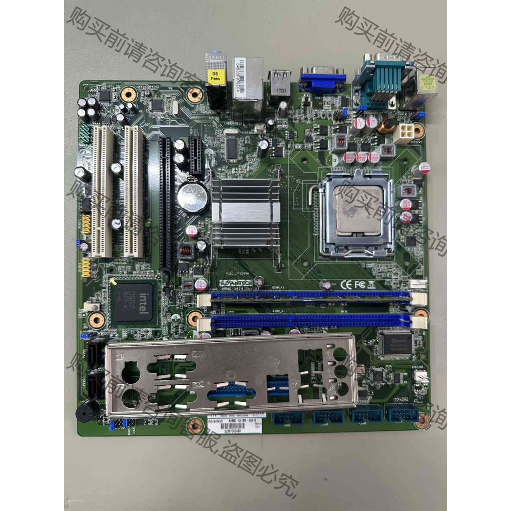 功能正常议价 研华原装AKMB-G41M REV.A1工控机主板