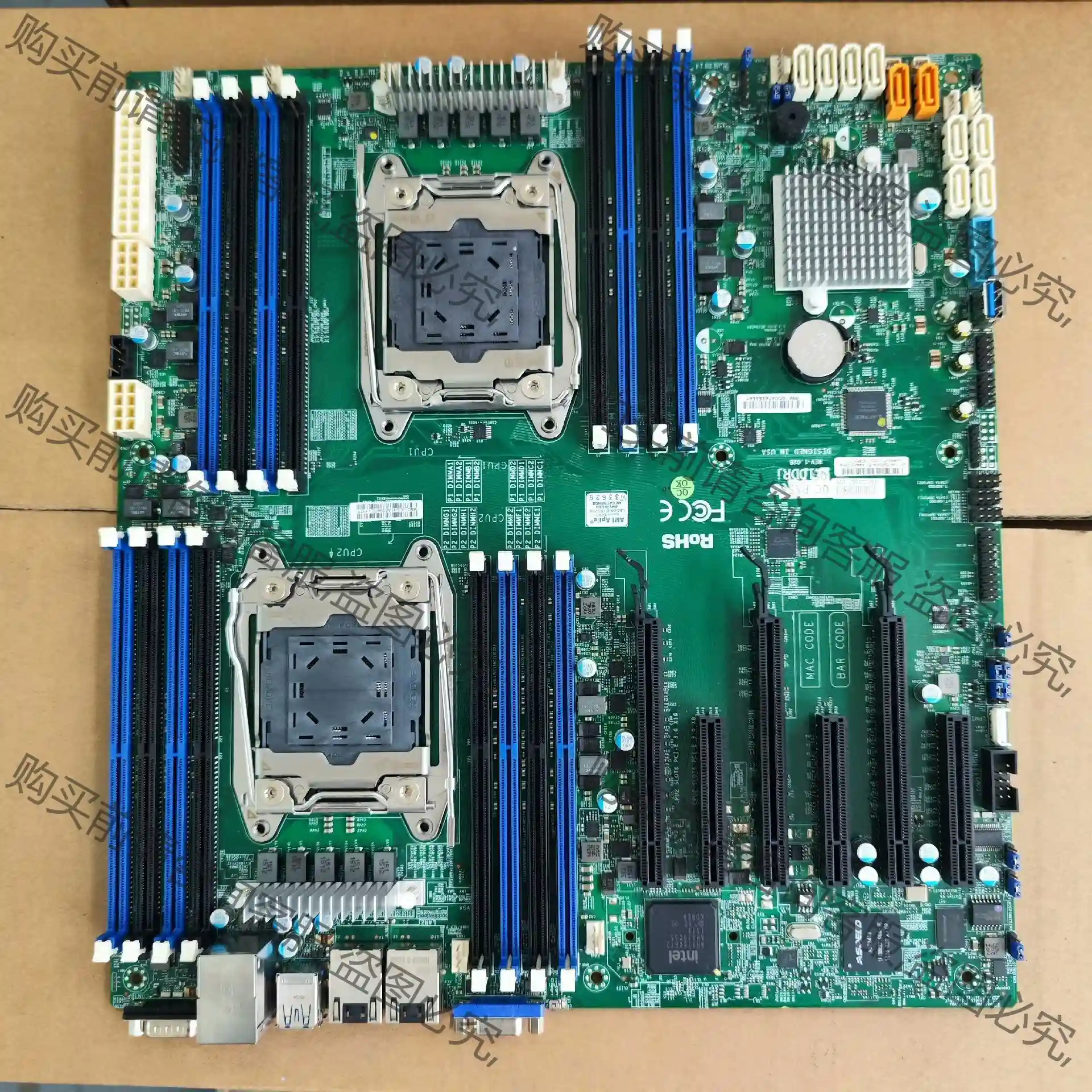超微x10dri 双路服务器主板 x99主板 先议价 拆机货包好