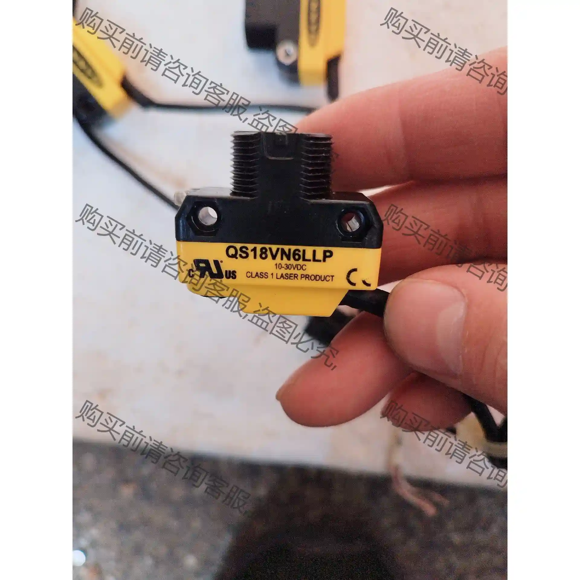 邦纳 QS18VN6PPL光电开关 5个，成色如图，实物拍摄 先议价 拆机