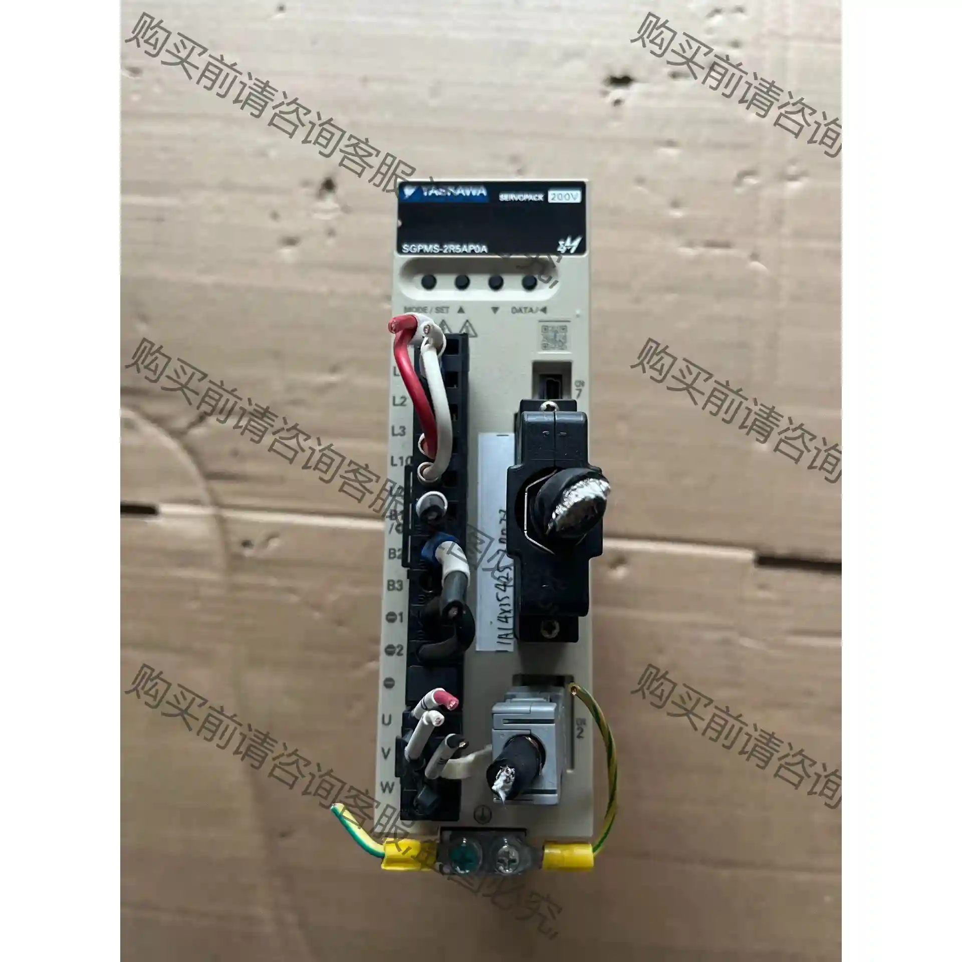 安川450W伺服驱动器SGPMS-2R5AP0A 先议价 拆机货包好