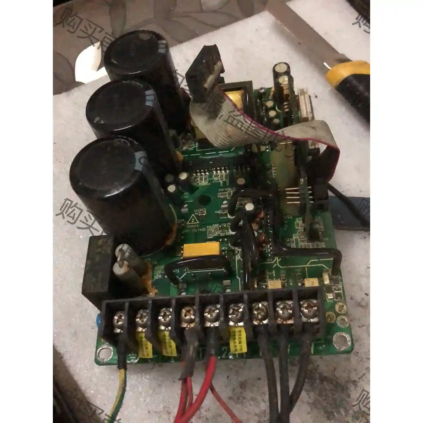 汇川 变频器拆机驱动板带模块ms152qd！模块p445c0 先议价 拆机货
